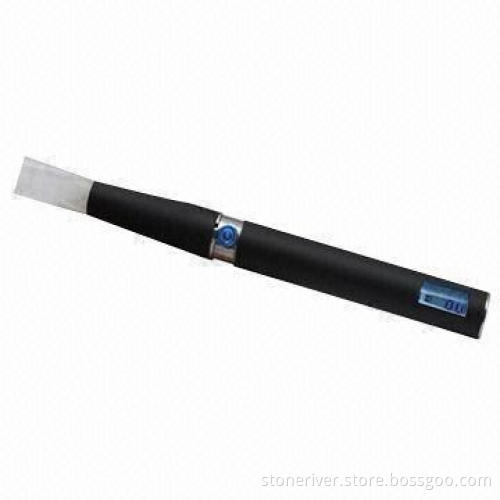 E-cigarette with LCD Display Screen Shows Power Status and Puff Number